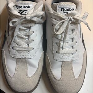 Reebok Classic White and Black Sneakers